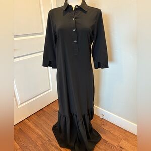 Shabby Apple Elegant Black Dress Size 10 Soft Flattering Cozy EUC
